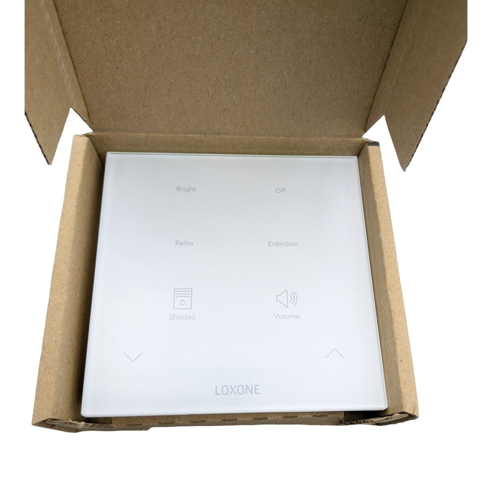 Loxone Touch Pure Flex Tree White Smart Home Control Switch 100673 TF51YSH